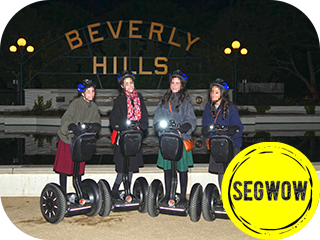 SEGWOW Original guided Segway tours Los Angeles Beverly Hills Santa Monica Venice Hollywood UCLA Malibu Griffith